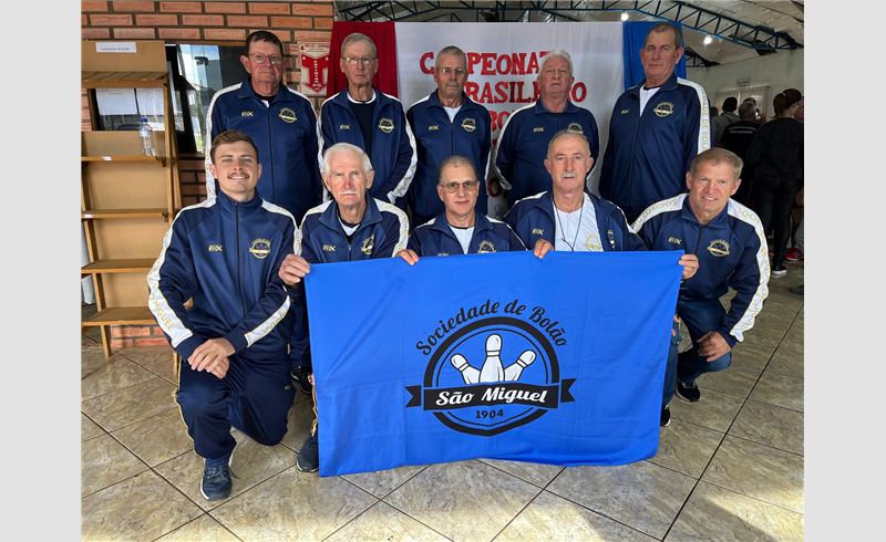 Sociedade de Bolão São Miguel conquista o 4º lugar Campeonato Brasileiro de Bolão da Melhor Idade Masculino