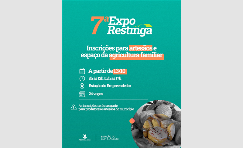Inscrições para artesãos e agricultura familiar na Expo Restinga abrem na próxima semana