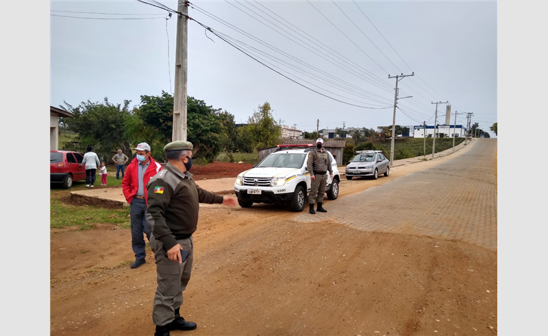 Consepro e Brigada Militar visitaram os locais de instalação das novas câmeras de videomonitoramento