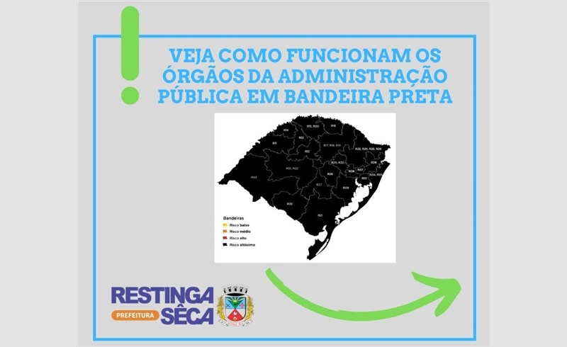Veja o funcionamento dos orgãos municipais na bandeira preta
