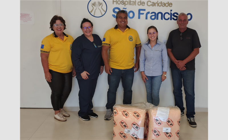 Lions Clube de Restinga Sêca realiza doação ao Hospital São Francisco