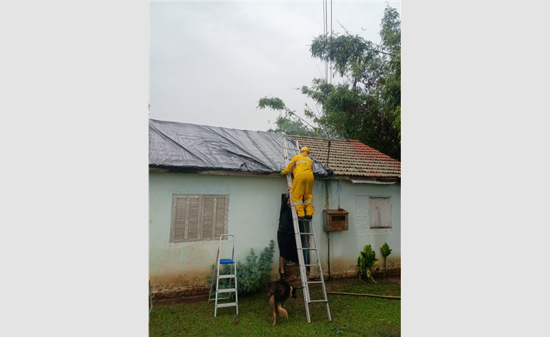 CBMRS Atua em Restinga Seca Durante Fortes Chuvas e Presta Apoio à Comunidade