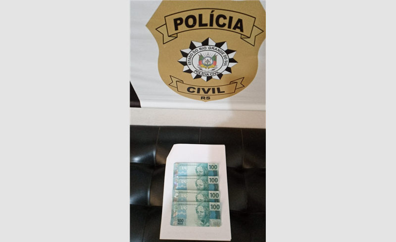 Polícia Civil alerta para o golpe de notas falsas em Restinga Sêca