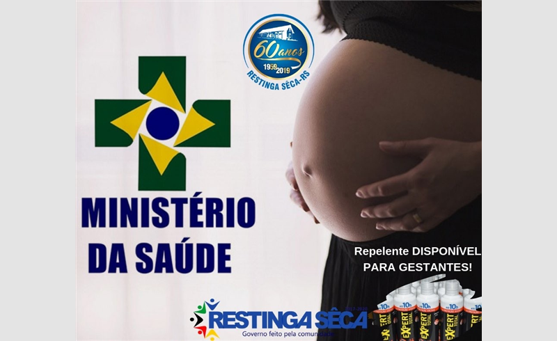 Município disponibiliza repelente para gestantes