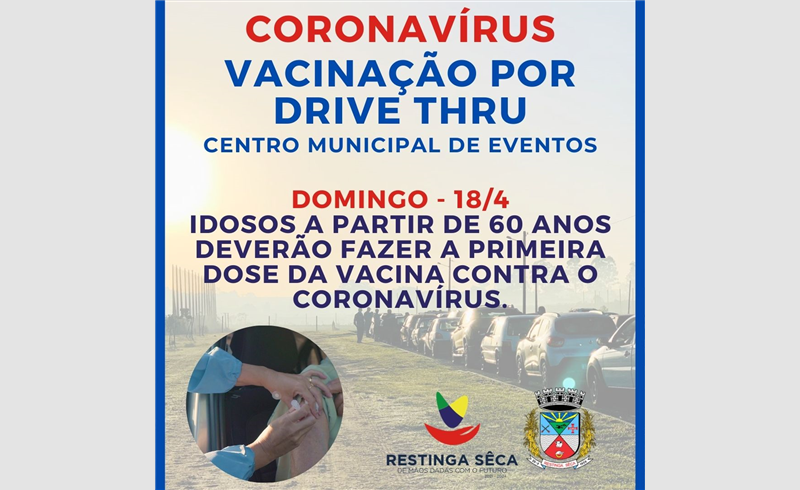 Campanha de Vacinação contra Covid-19 terá nova etapa no domingo (18)