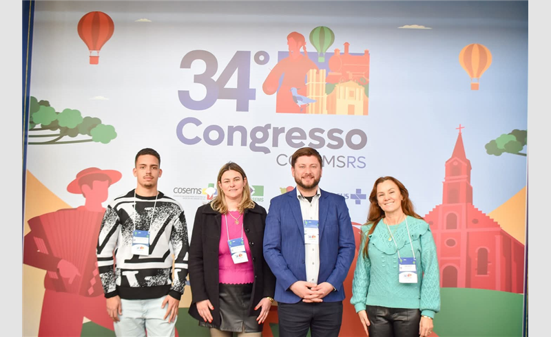Restinga Seca participa do 34 congresso do Conselho de Secretarias Municipais de Saúde (COSEMS-RS) no Expogramado