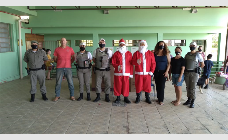 Campanha Operação Natal Feliz da Brigada Militar de Restinga Sêca