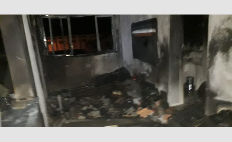 Incêndio em apartamento na Rua João Otto Friedrich