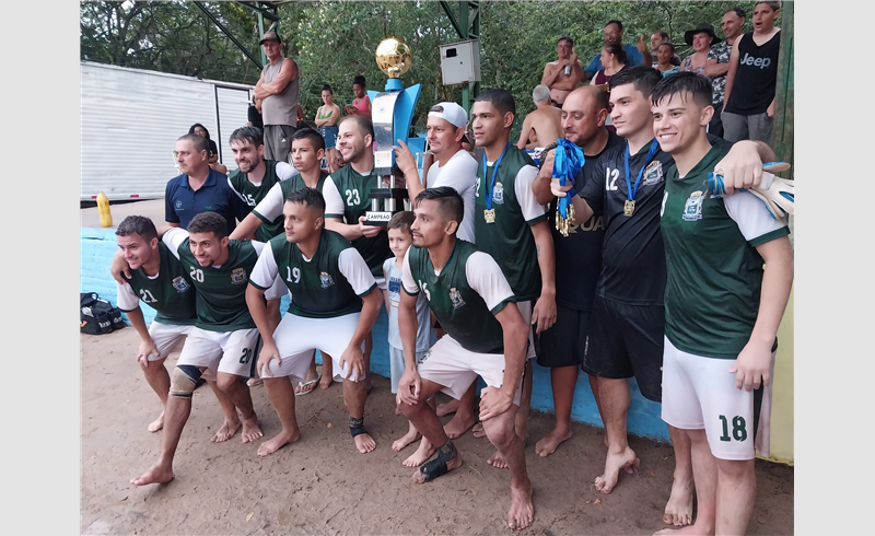 Pinhal Grande é campeão do Interseleções de Futebol de Areia pela primeira vez na história!!!