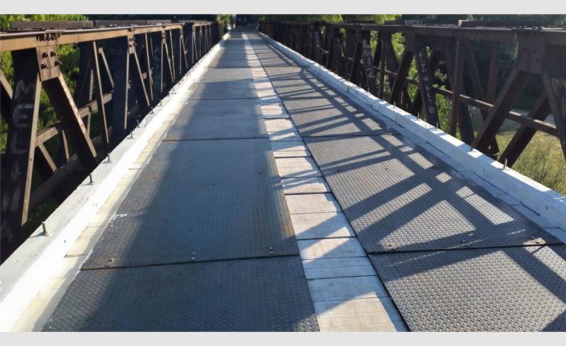 Ponte das Tunas:  obras em fase final
