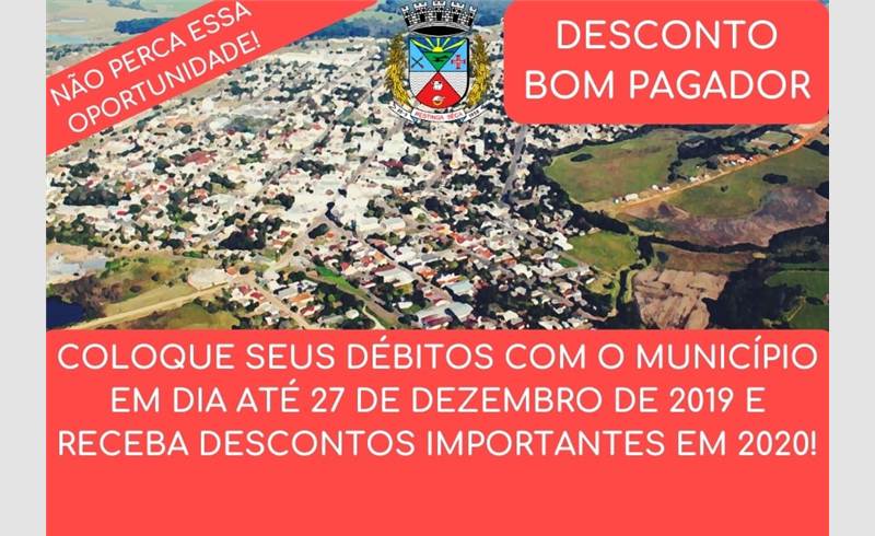 Programa “Bom Pagador” da desconto no IPTU 2020