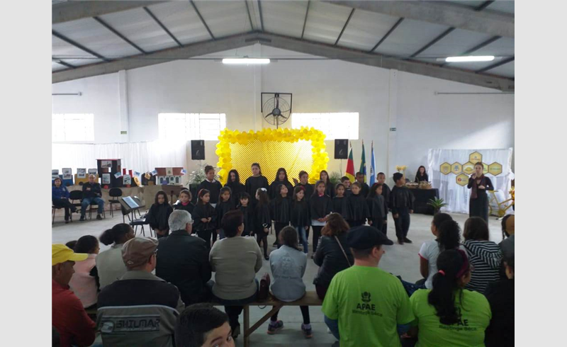 Homenagens e apresentações marcaram a abertura da 14° Feira do Livro da Escola Leonor Pires 