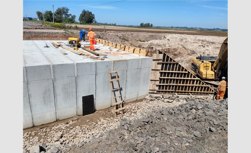 Seguem as obras na Ponte da Catirina
