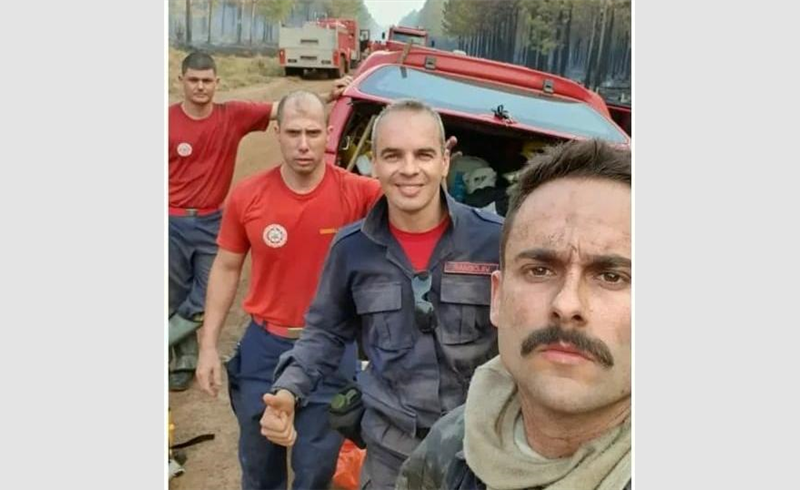 Bombeiro de Restinga Sêca íntegra equipe de combate na Argentina 