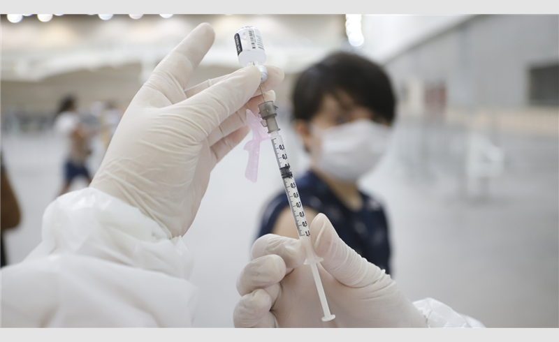 Secretaria da Saúde reforça a necessidade da vacinação infantil contra a Covid-19
