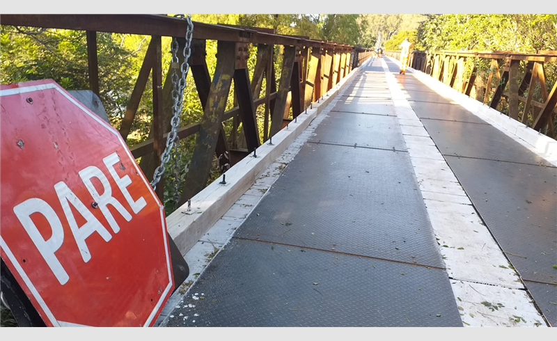 Ponte das Tunas passará novamente por revisão e deverá ficar bloqueada na próxima semana