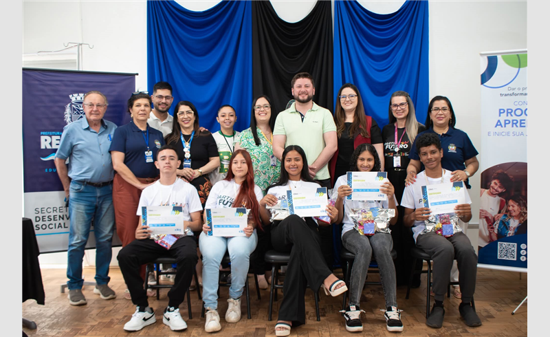 Formatura do Programa Partiu Futuro Reconstrução aconteceu hoje em Restinga Sêca 