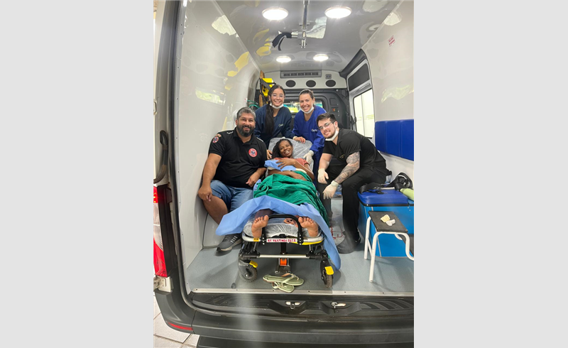 Criança nasce dentro de ambulância em Restinga Sêca. 