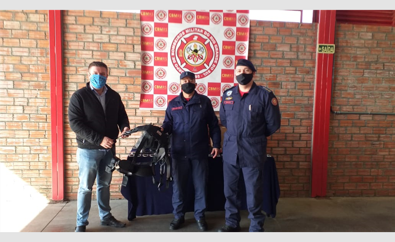 Novos equipamentos são entregues para os Bombeiros de Restinga Sêca 