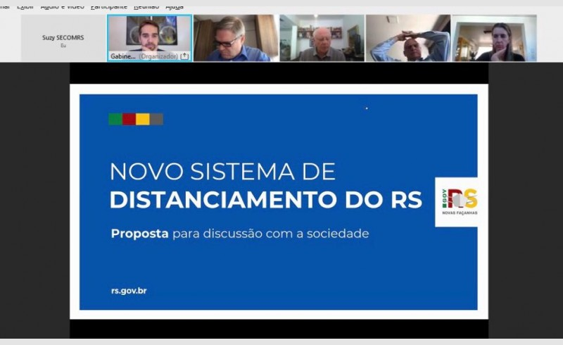 Novo sistema de distanciamento é apresentado a líderes empresariais e especialistas em saúde