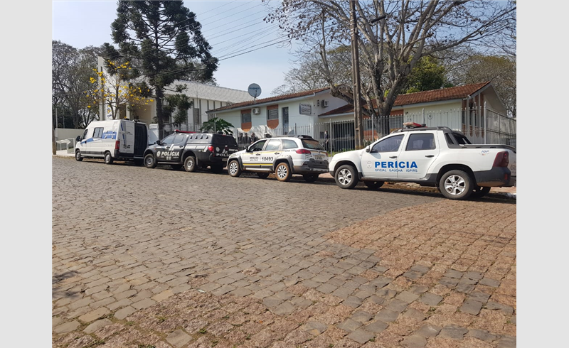 Policia Civil e IGP realizaram reconstituição de crime na localidade de Várzea do Meio