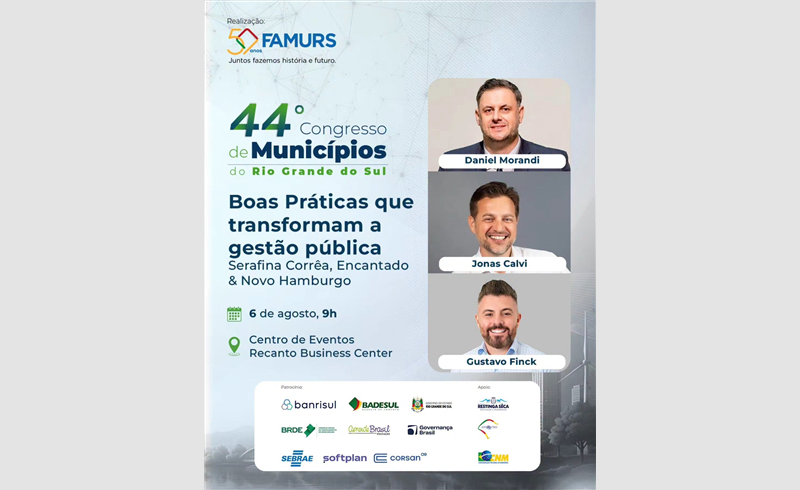 Iniciativas locais que viraram referência e inspiram a gestão pública em todo o Rio Grande do Sul! 