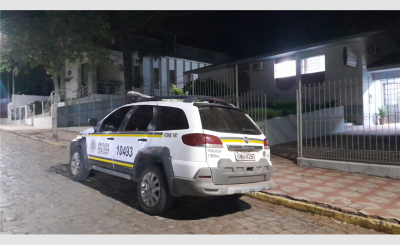 Brigada Militar de Restinga Sêca atende ocorrência da Lei Maria da Penha.