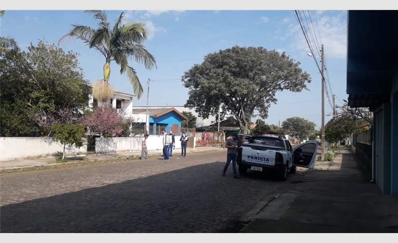IGP e Polícia Civil de Restinga Sêca fazem perícia de tentativa de homicídio no mês de fevereiro