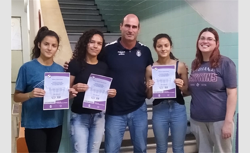 Atletas da Copa AMF de Futsal Feminino selecionadas para testes no Grêmio