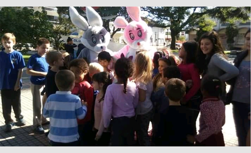 Jornal da DF: celebração de Páscoa na escola
