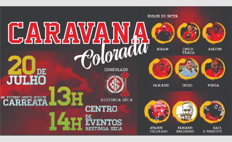 Vem aí a 2ª Caravana Colorada em Restinga Sêca