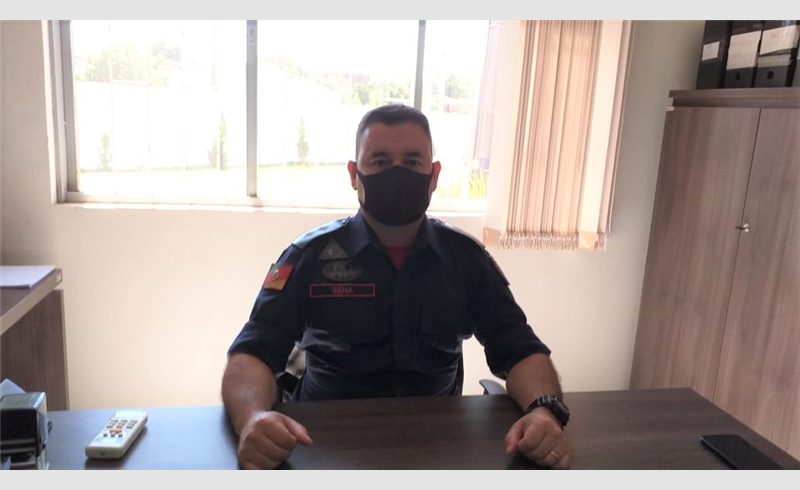 5º PelBM com novo comandante- primeiro tenente Alexandre Andrade de Sena