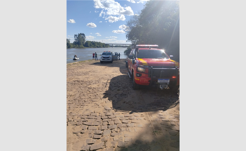 Buscas continuam por mulher que caiu no Rio Jacuí em Dona Francisca