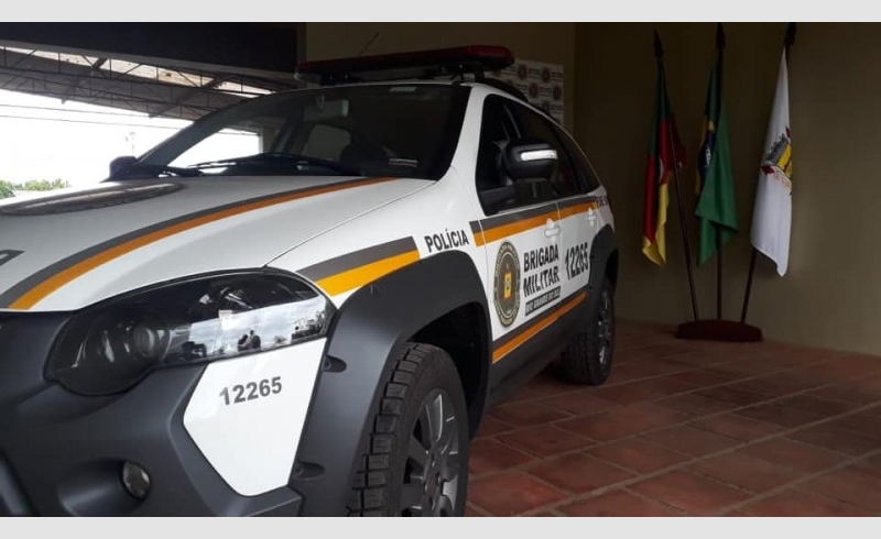 Brigada Militar atende ocorrência de tentativa de homicídio em São Sepé. 