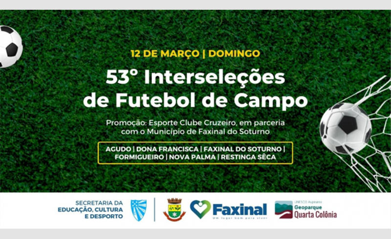 Sorteio do Interseleções de Futebol de Campo foi realizado nesta manhã