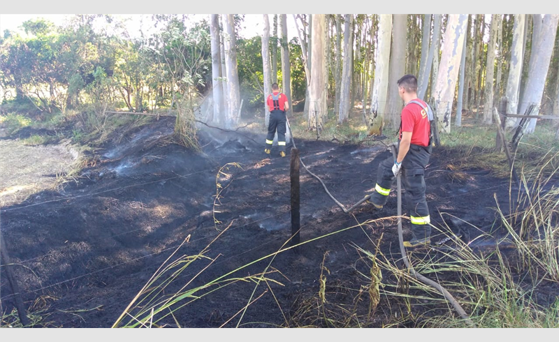 Dois incêndios combatidos em Restinga Sêca
