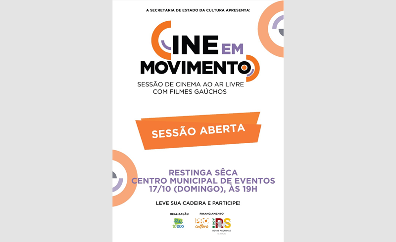 Cine em Movimento em Restinga Sêca