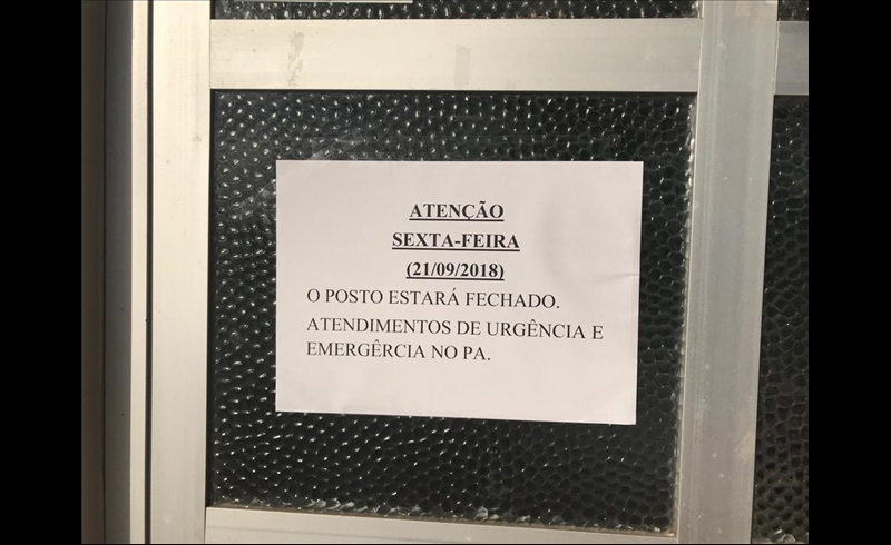 ESF Urbano não abre nesta sexta